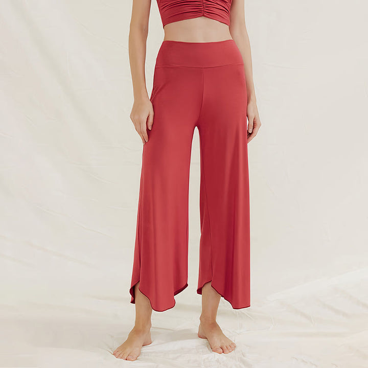 Pantalon de yoga évasé doux Olivenorma