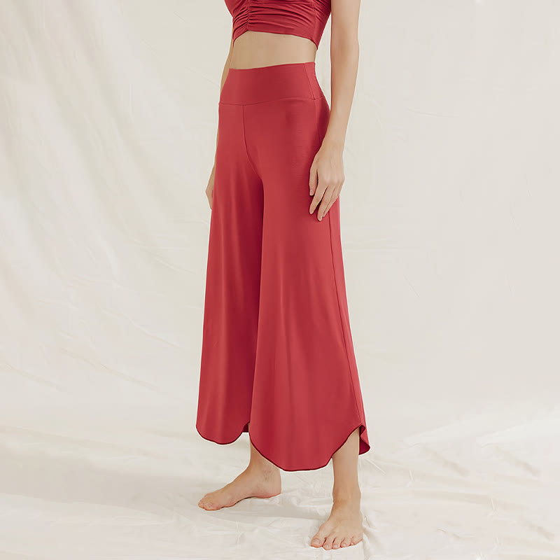 Pantalon de yoga évasé doux Olivenorma