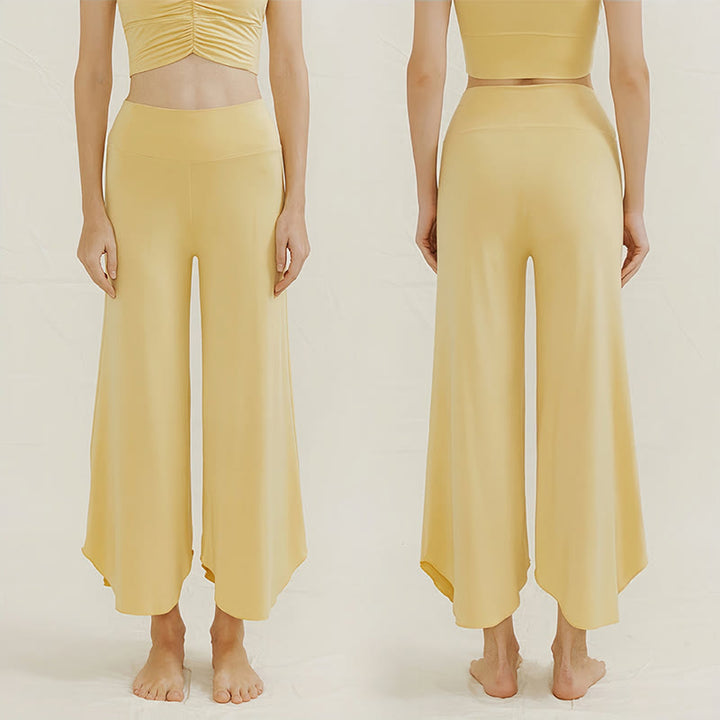 Pantalon de yoga évasé doux Olivenorma - Jaune - L - image 7