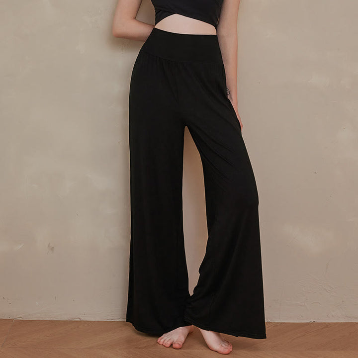 Pantalon fluide en modal léger Olivenorma Zen - Noir - XL - image 10
