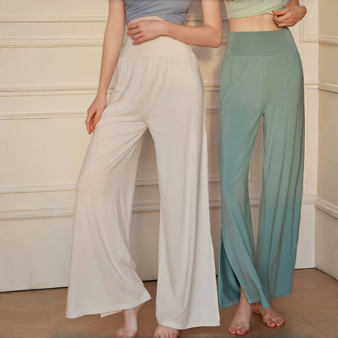 Pantalon fluide en modal léger Olivenorma Zen - image 2