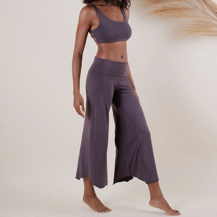 Pantalon de yoga court évasé taille haute Olivenorma - image 3