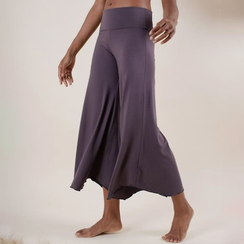 Pantalon de yoga court évasé taille haute Olivenorma - image 5