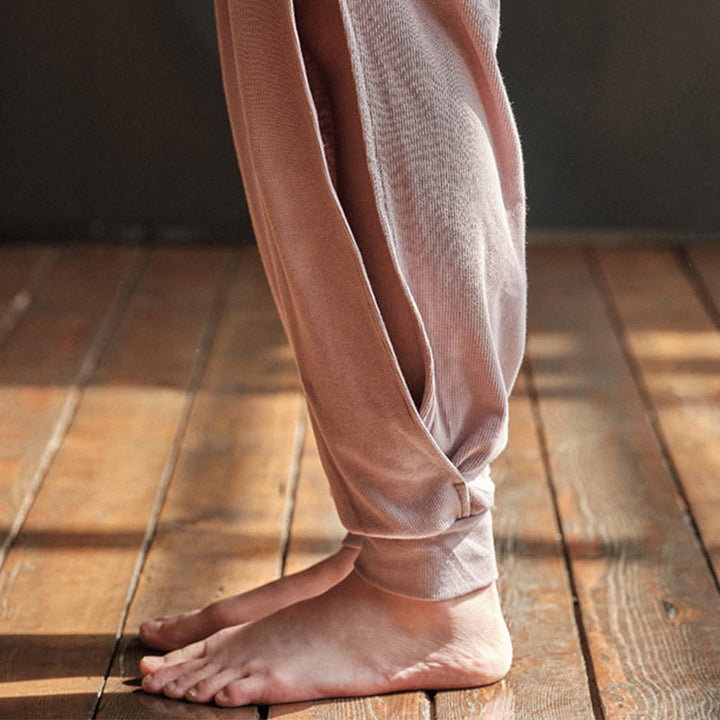 Pantalon de yoga lanterne à revers Olivenorma