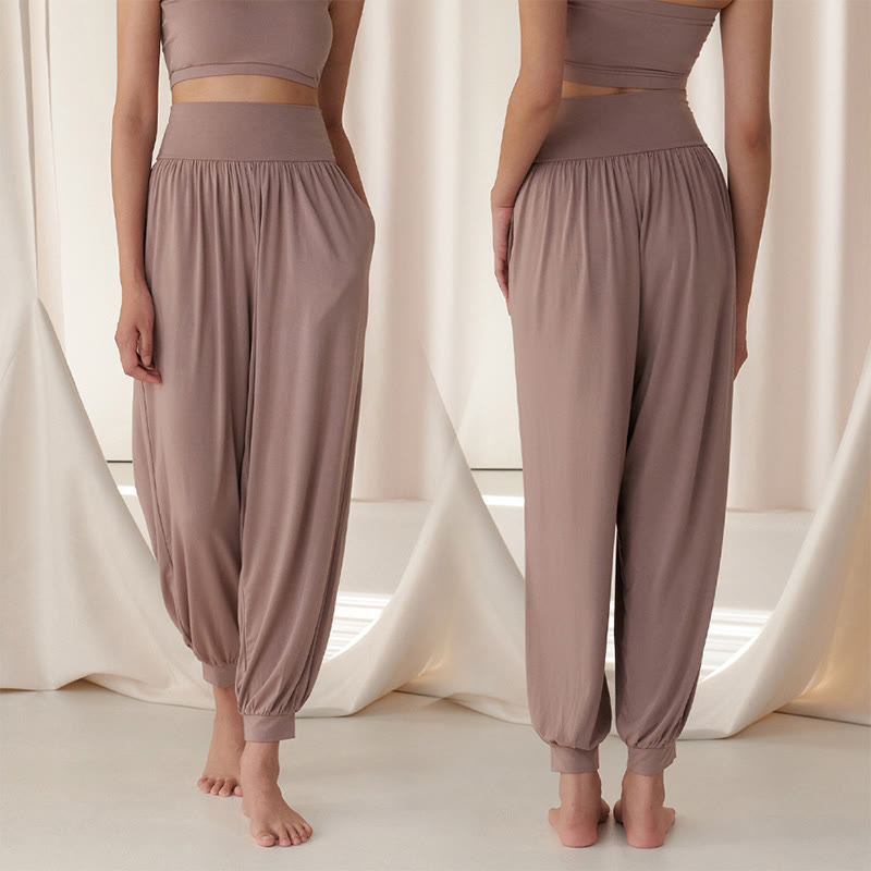 Pantalon de yoga Olivenorma Airflow Bloomers - Rose Lotus - L - image 0