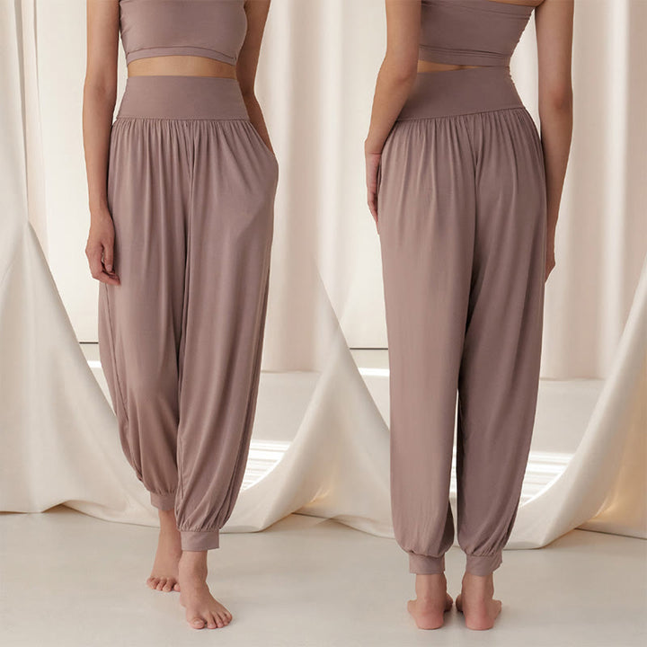 Pantalon de yoga Olivenorma Airflow Bloomers - Rose Lotus - L - image 0