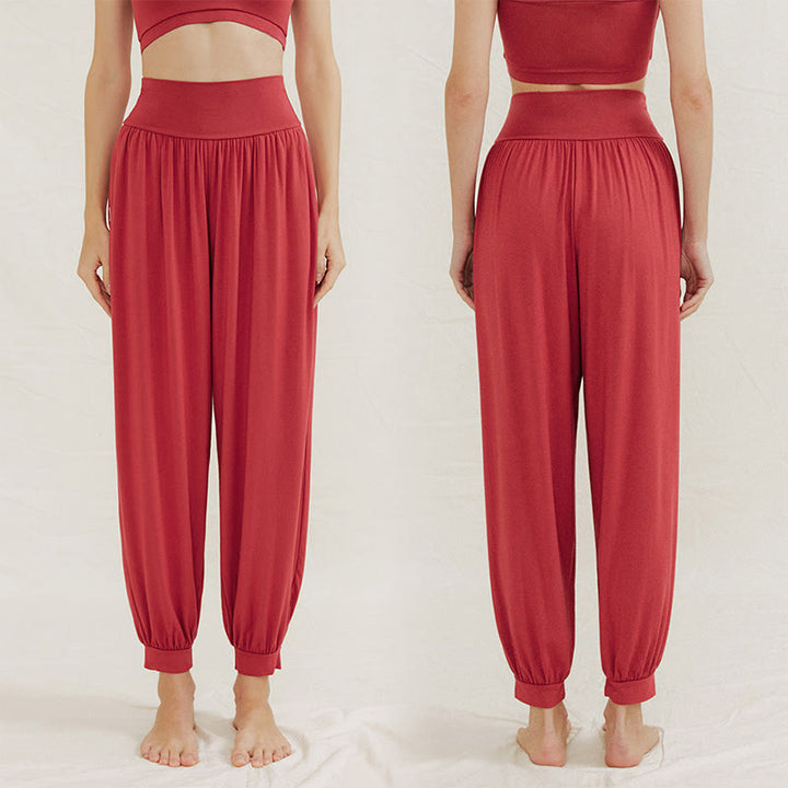 Pantalon de yoga Olivenorma Airflow Bloomers - Rouge - L - image 15