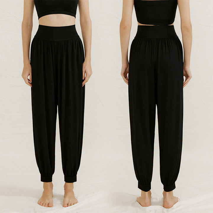 Pantalon de yoga Olivenorma Airflow Bloomers - Noir - L - image 20