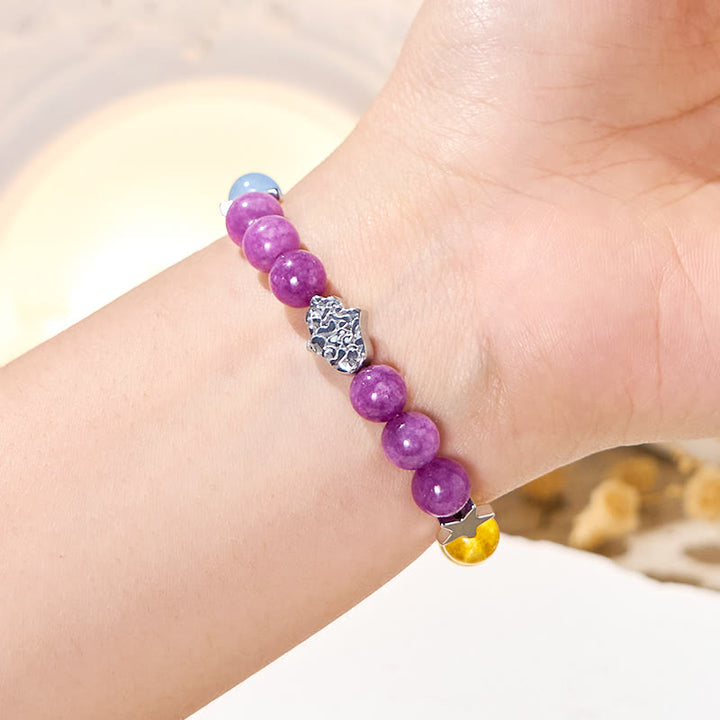 Bracelet de guérison Olivenorma « Teintes stellaires » en pierres précieuses - image 3