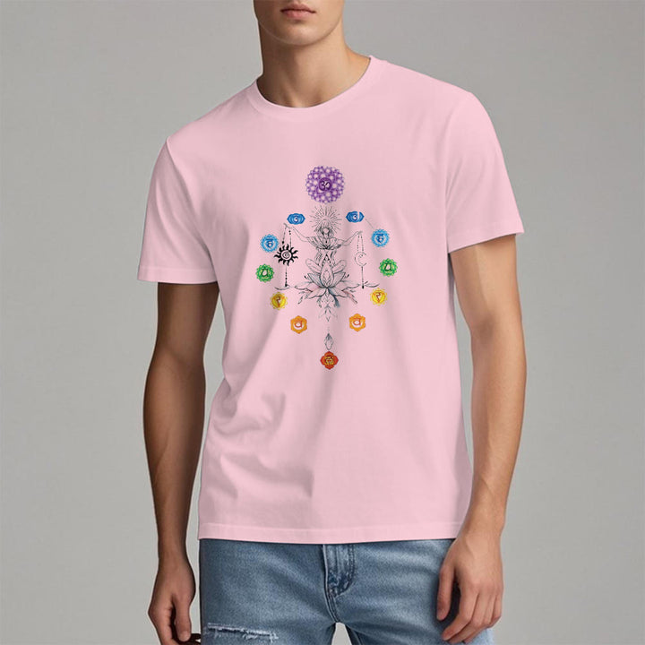 T-shirt Olivenorma avec énergie des chakras enracinés - image 17