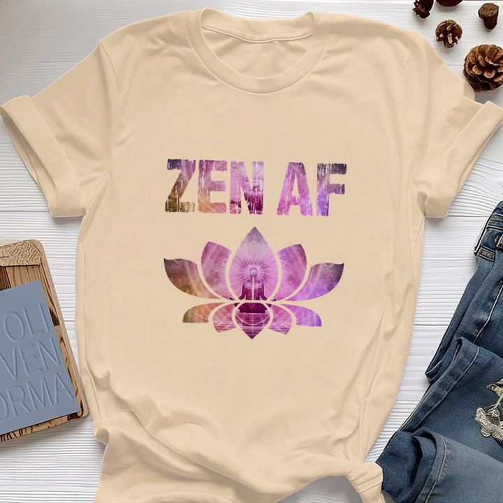 Olivenorma Zen AF Yoga Lotus T-Shirt - Jaune - 2XL - image 11