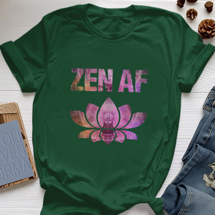 Olivenorma Zen AF Yoga Lotus T-Shirt - Vert foncé - 2XL - image 23