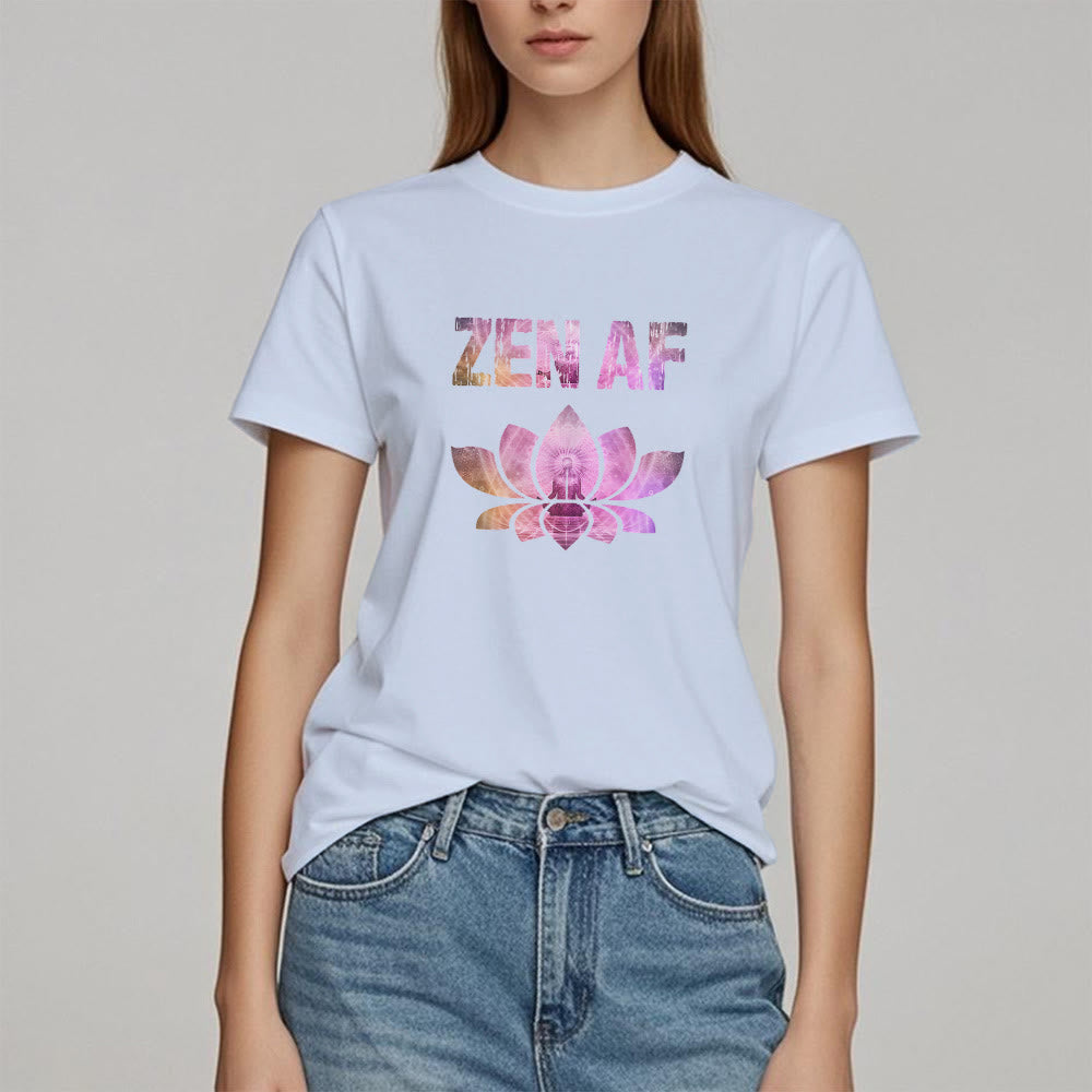 Olivenorma Zen AF Yoga Lotus T-Shirt - image 15