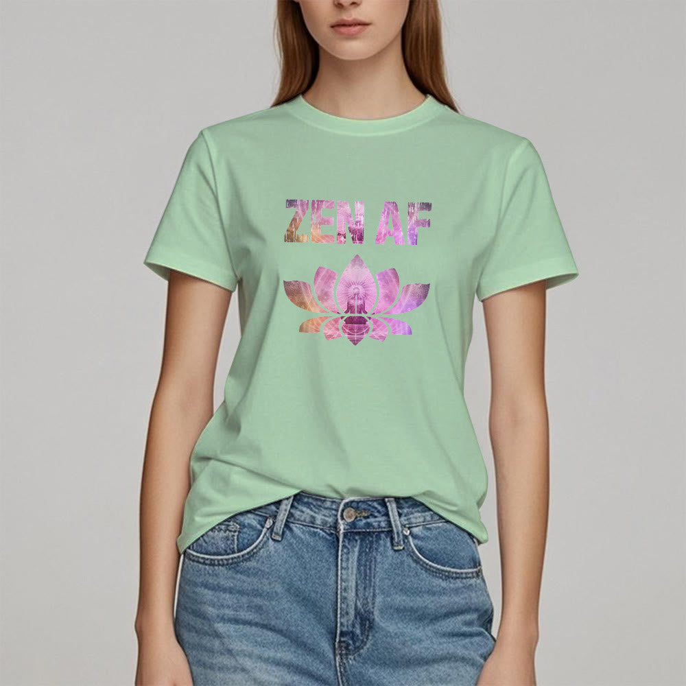 Olivenorma Zen AF Yoga Lotus T-Shirt - image 22