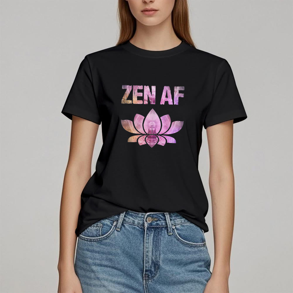 Olivenorma Zen AF Yoga Lotus T-Shirt - image 6