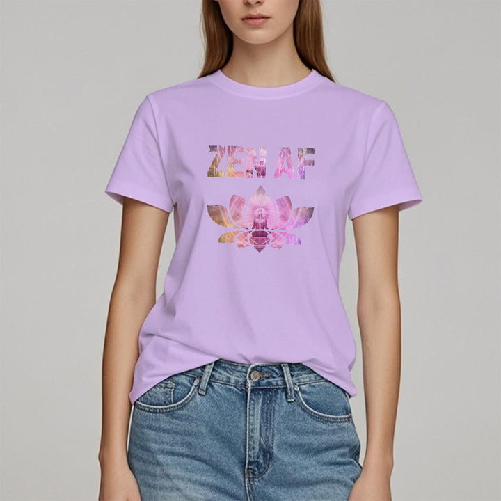 Olivenorma Zen AF Yoga Lotus T-Shirt - image 20