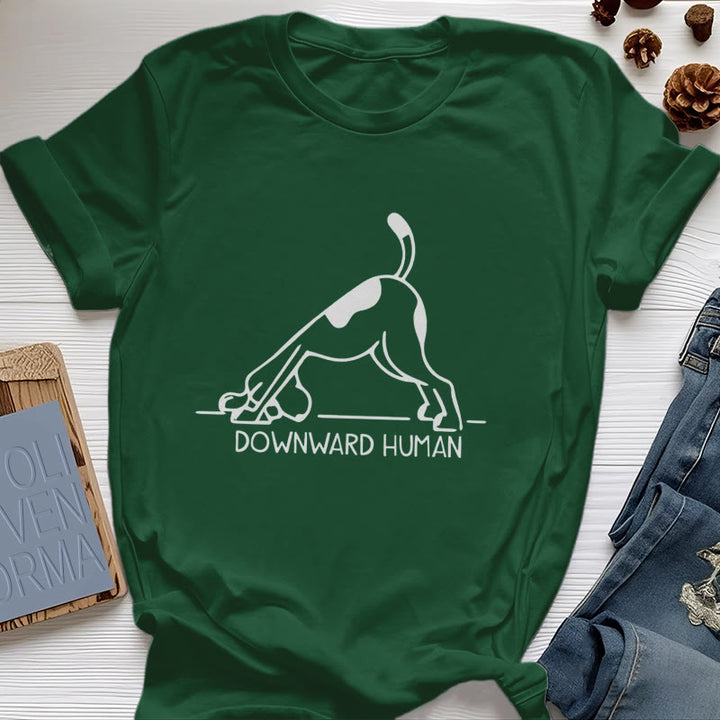 T-shirt imprimé méditation et yoga pour chien Olivenorma - Vert foncé - 2XL - image 23
