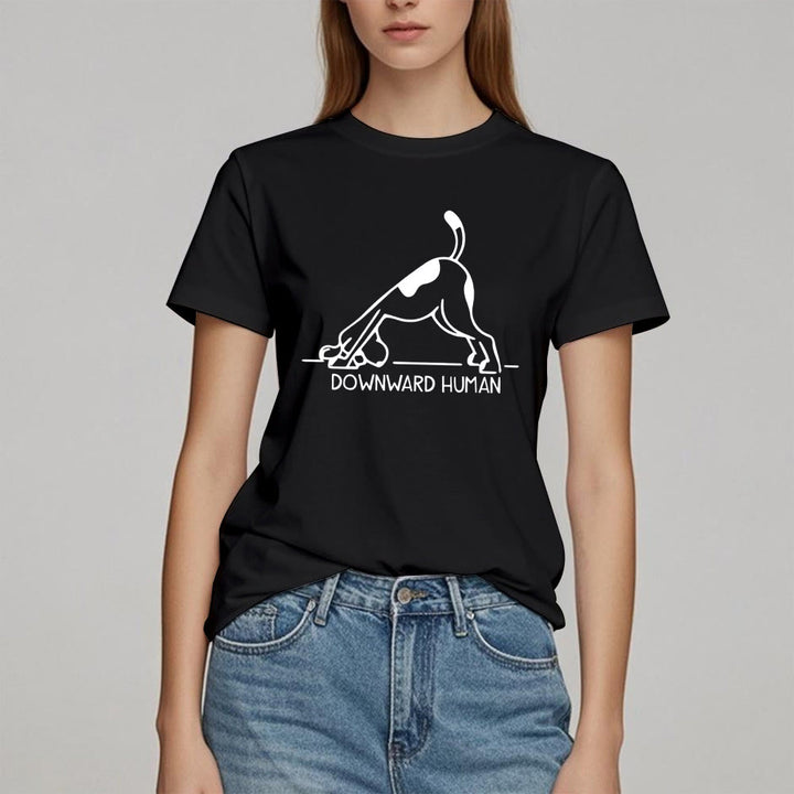 T-shirt imprimé méditation et yoga pour chien Olivenorma - image 6