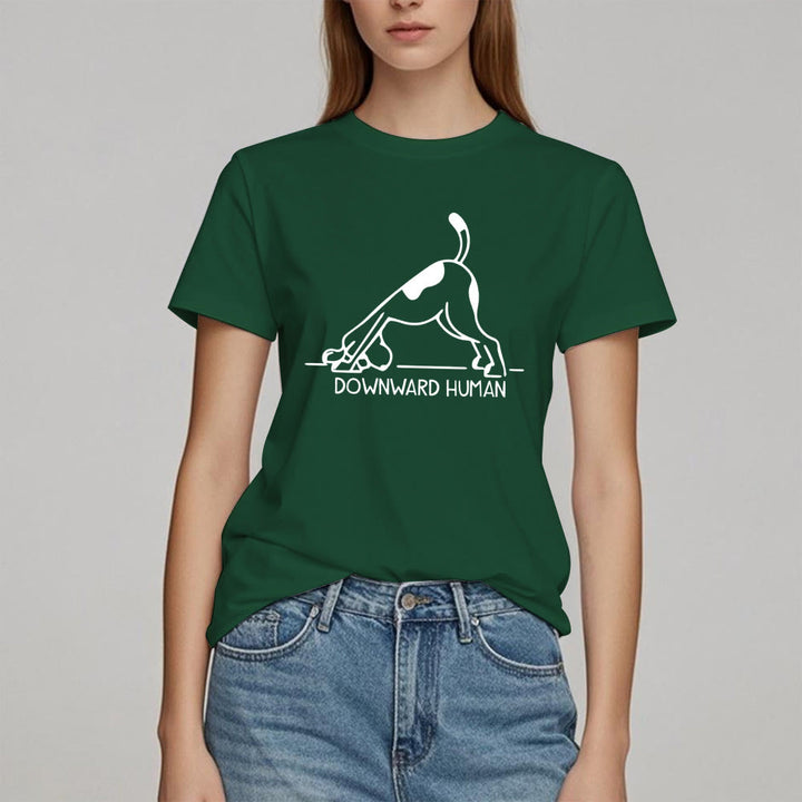 T-shirt imprimé méditation et yoga pour chien Olivenorma