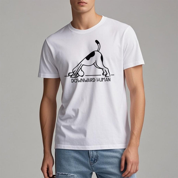T-shirt imprimé méditation et yoga pour chien Olivenorma
