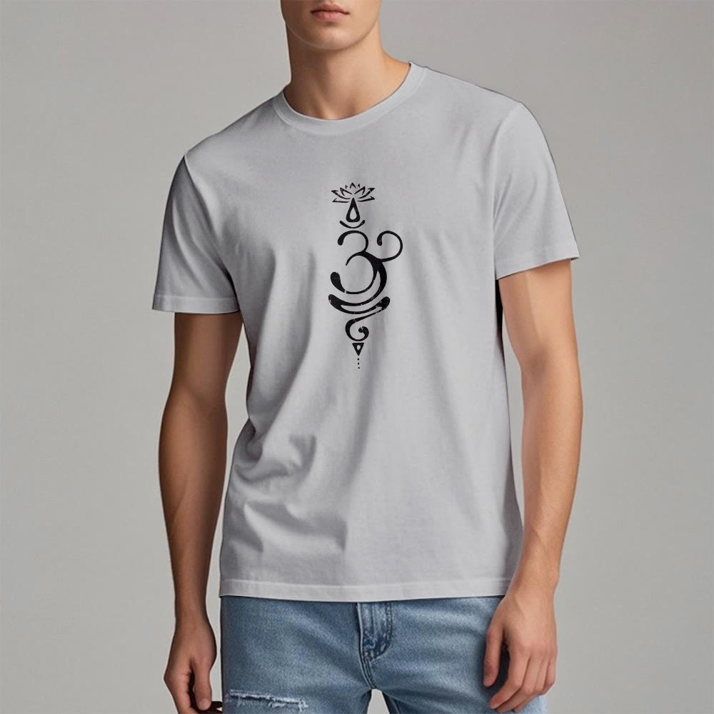 Olivenorma OM Lotus Chakra Symbole T-Shirt - image 15