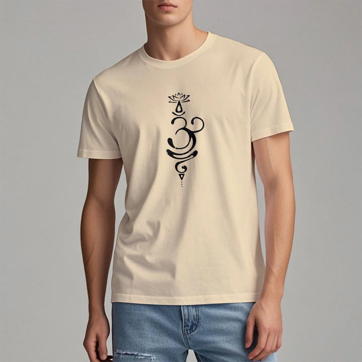 Olivenorma OM Lotus Chakra Symbole T-Shirt - image 2