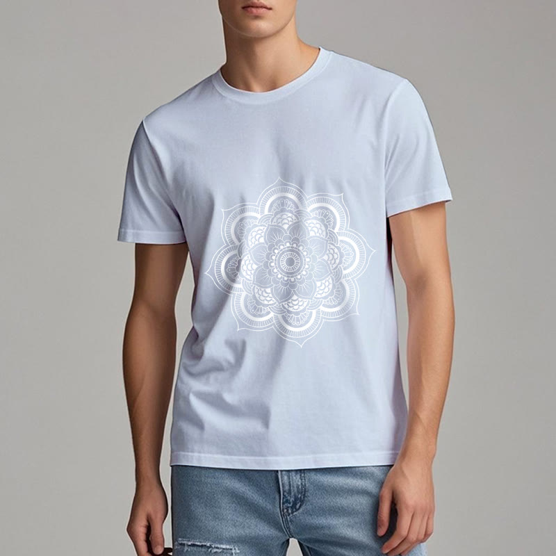 T-shirt Olivenorma Mandala Lotus - image 16