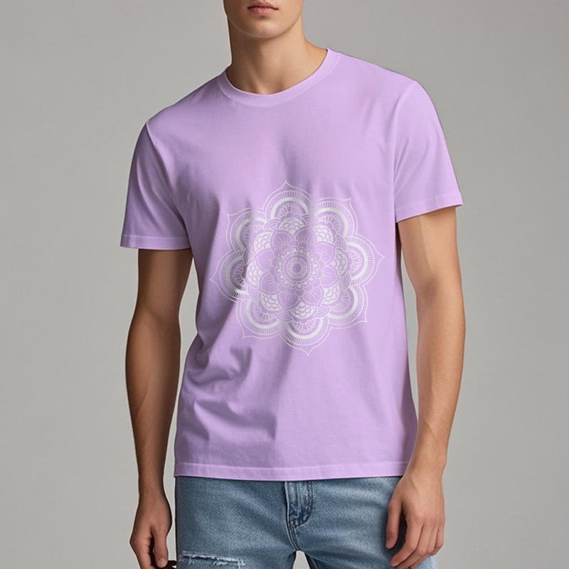 T-shirt Olivenorma Mandala Lotus - image 22