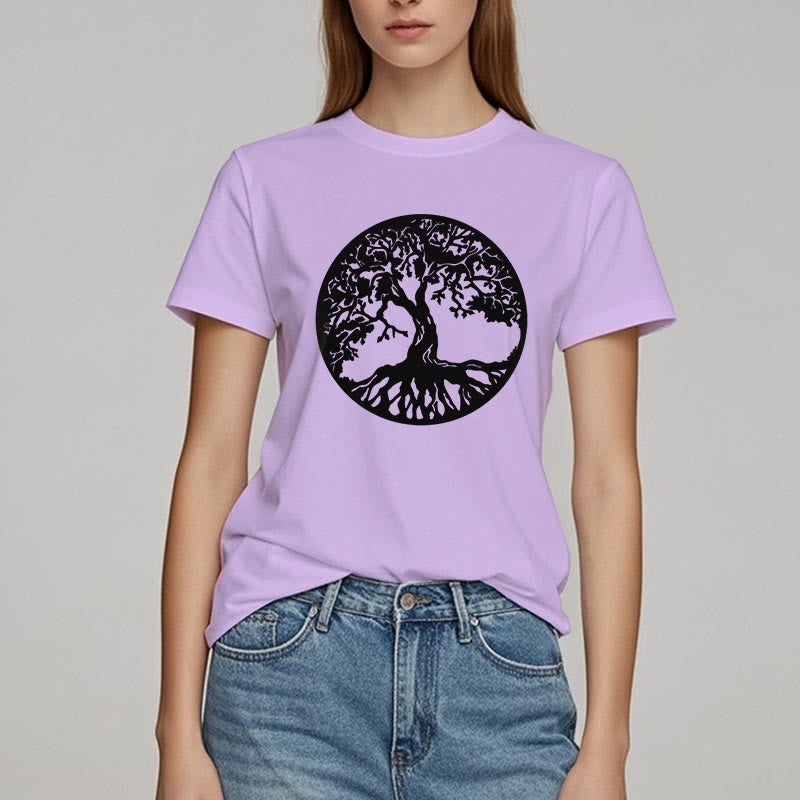 T-shirt Olivenorma Circle Arbre de vie