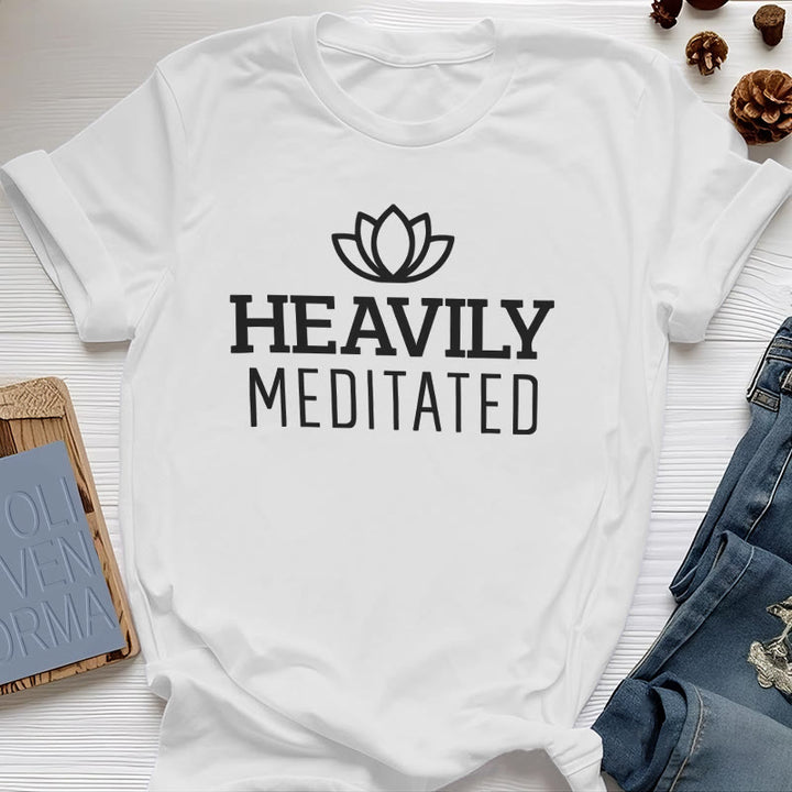 T-shirt Olivenorma Lotus fortement médité