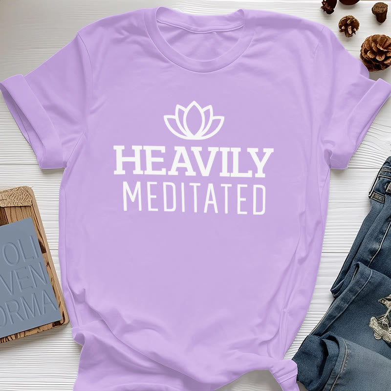 T-shirt Olivenorma Lotus fortement médité