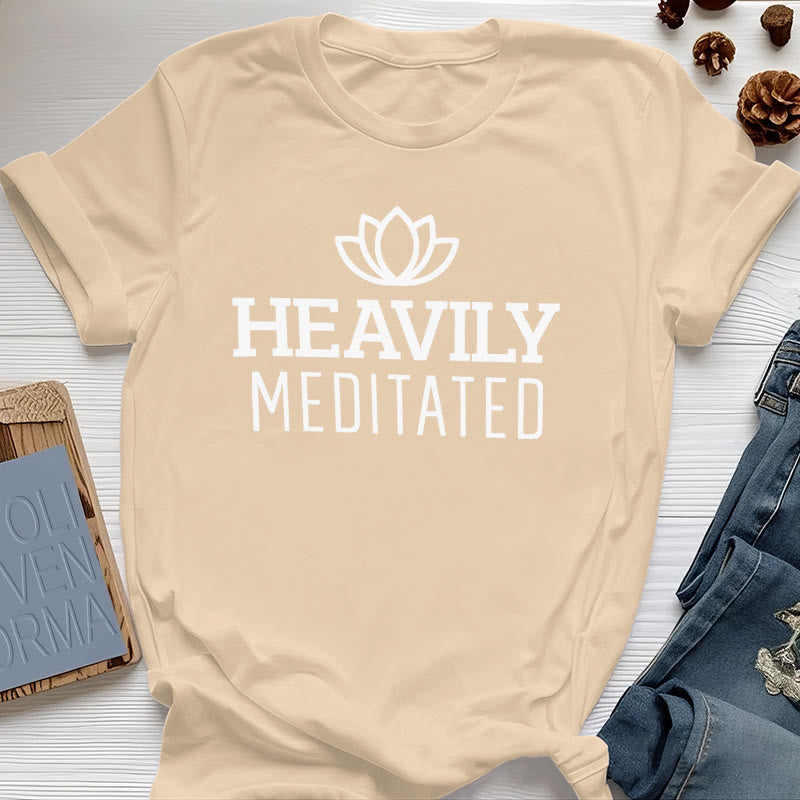T-shirt Olivenorma Lotus fortement médité