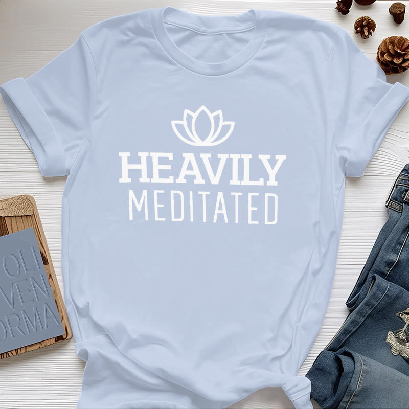 T-shirt Olivenorma Lotus fortement médité