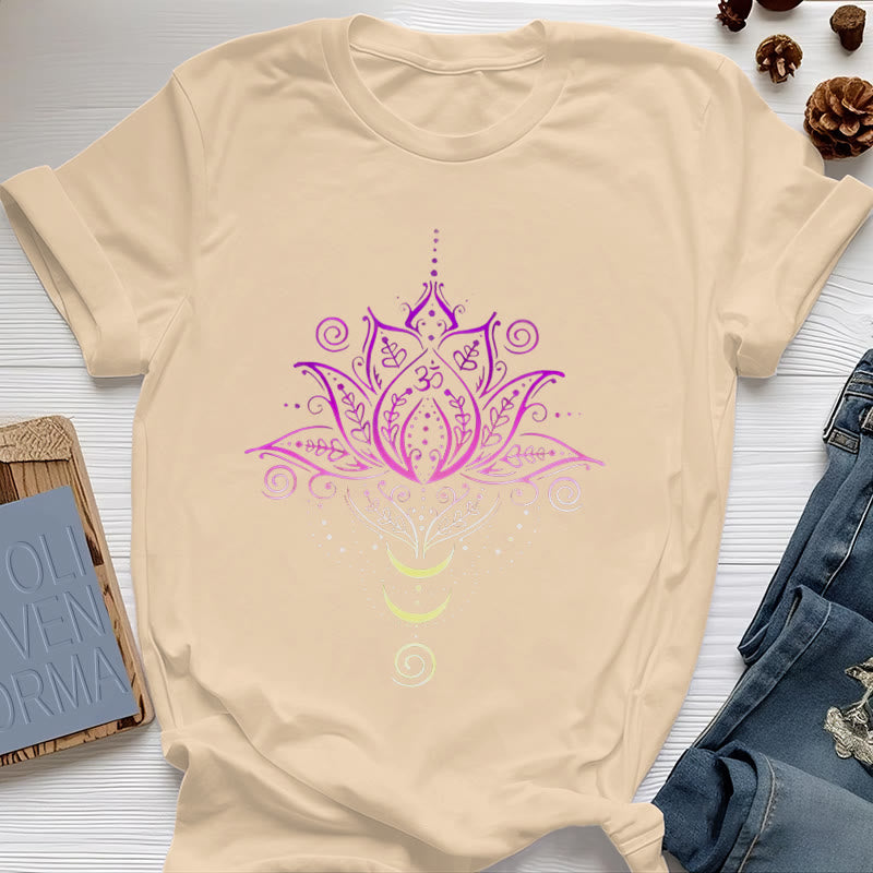 Olivenorma OM T-Shirt Fleur de Lotus - Jaune - 2XL - image 14
