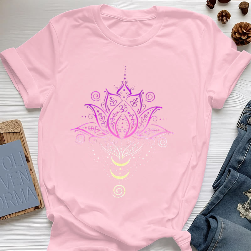 Olivenorma OM T-Shirt Fleur de Lotus - Rose - 2XL - image 20