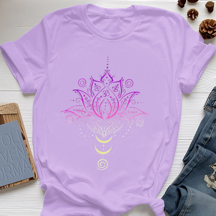 Olivenorma OM T-Shirt Fleur de Lotus - Violet - 2XL - image 23