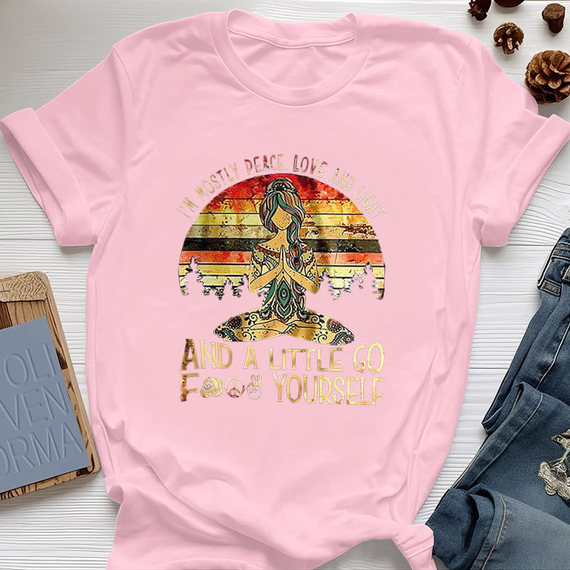 T-shirt Olivenorma « Plutôt Paix » - Rose - 2XL - image 18