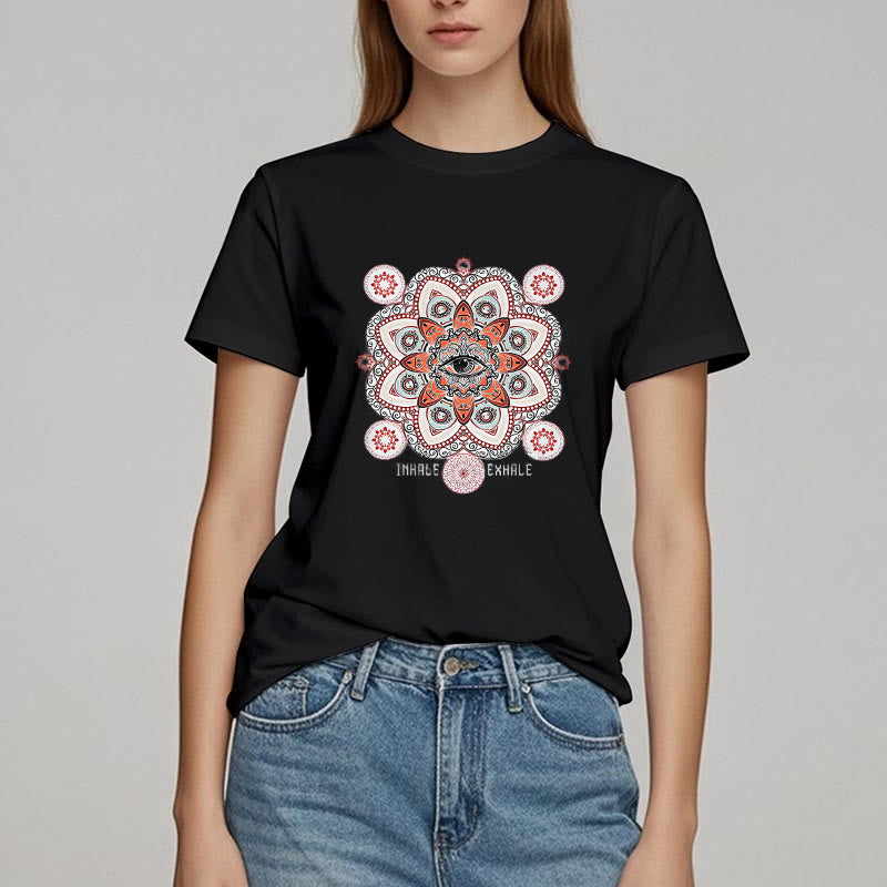 T-shirt Olivenorma avec slogan « Méditation contre le mauvais œil » - image 8