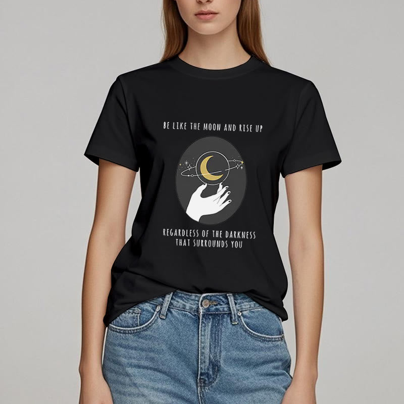 T-shirt Olivenorma « Soyez comme la lune »