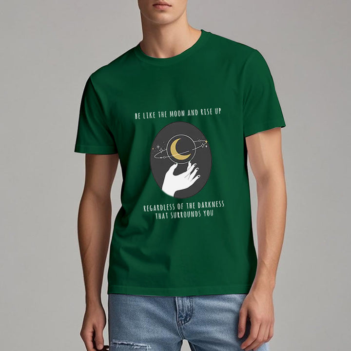 T-shirt Olivenorma « Soyez comme la lune »
