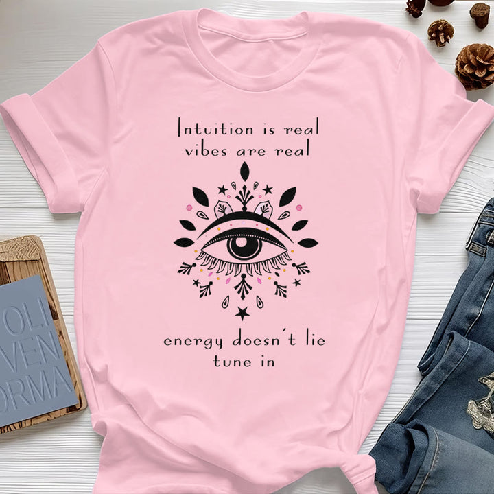 T-shirt Olivenorma Intuition Evil Eye Design - Rose - 2XL - image 19