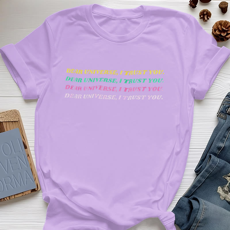 T-shirt Olivenorma Cher Univers - Violet - 2XL - image 21