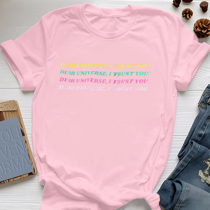 T-shirt Olivenorma Cher Univers - Rose - 2XL - image 18