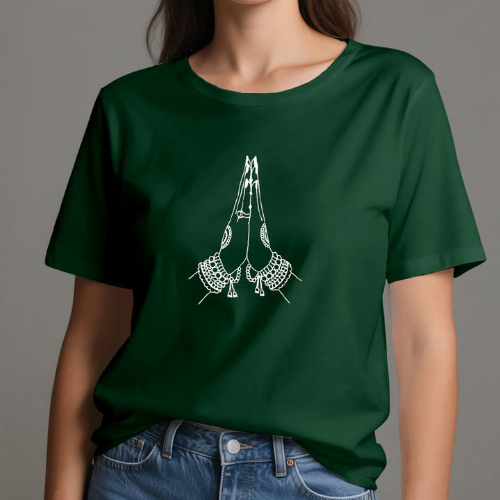 Olivenorma Méditation Namaste Yoga T-Shirt - image 20