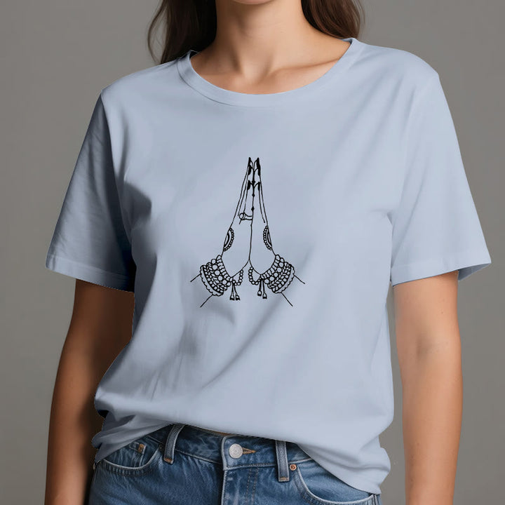 Olivenorma Méditation Namaste Yoga T-Shirt - image 14
