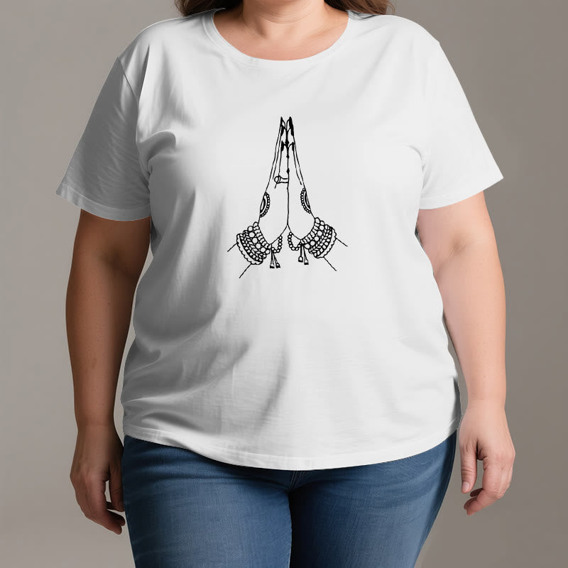 Olivenorma Méditation Namaste Yoga T-Shirt - image 8