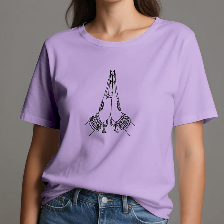 Olivenorma Méditation Namaste Yoga T-Shirt - image 16