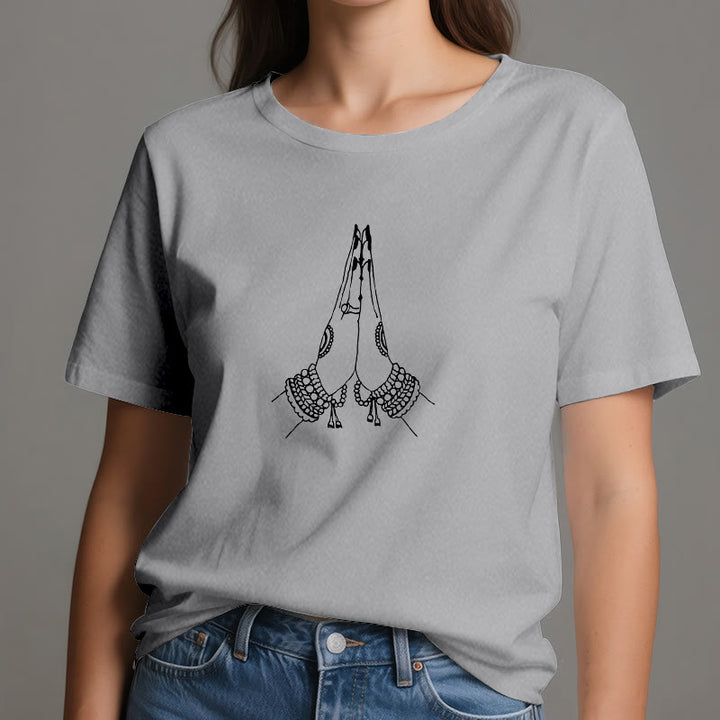 Olivenorma Méditation Namaste Yoga T-Shirt - image 10