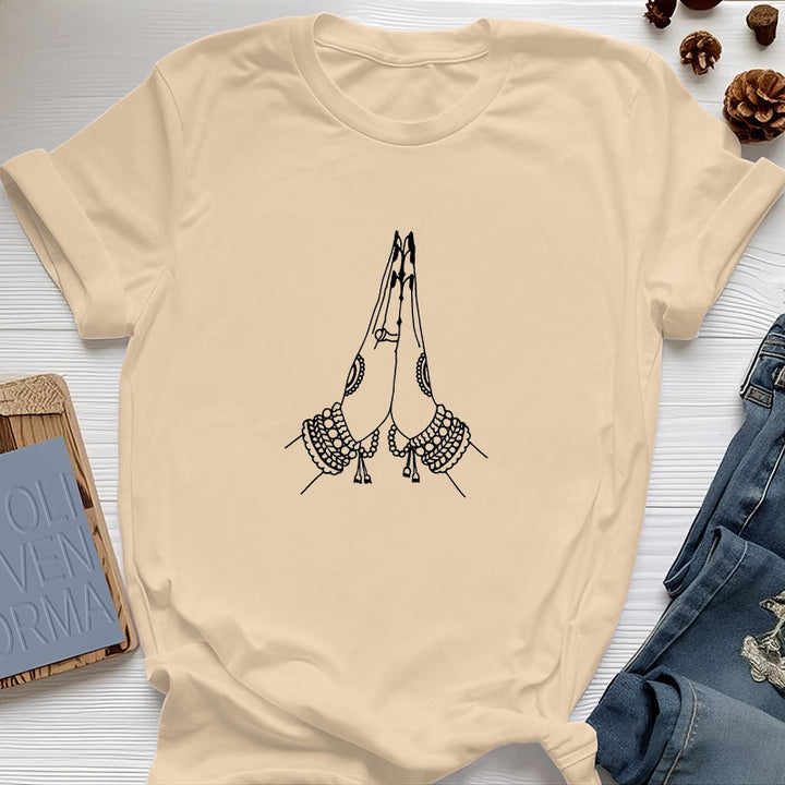 Olivenorma Méditation Namaste Yoga T-Shirt - Jaune - 2XL - image 11