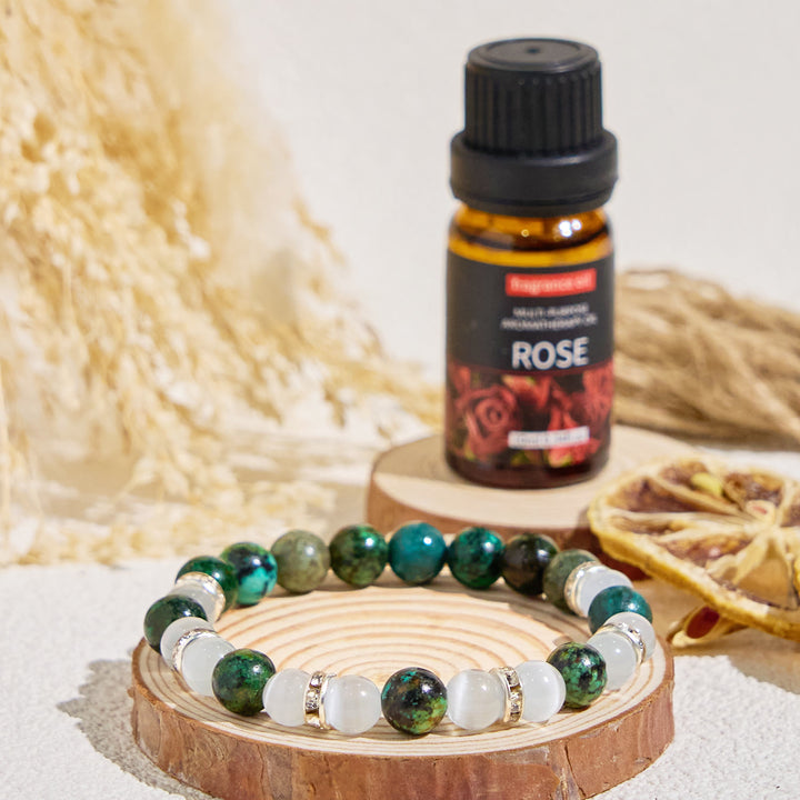Bracelet Olivenorma « Serenite Flow » en turquoise africaine, apaisant et purifiant - image 3